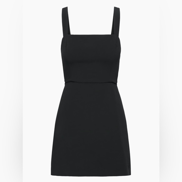 Aritzia Wilfred Aperature Tie-back dress Colour black Size 0 - Picture 2 of 5
